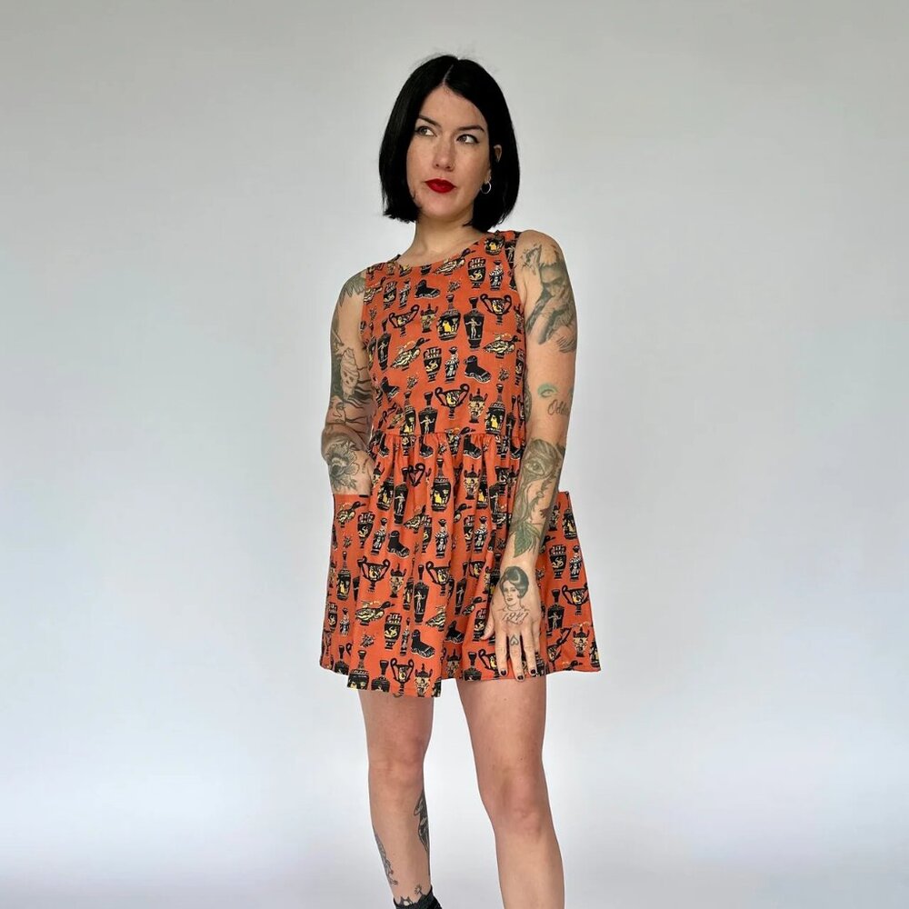 NOOWORKS Big Pocket dress in Pots, XL